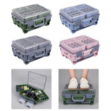 Maxbell Multifunctional Lure Box Waterproof for Outdoor Saltwater Freshwater Camping Green