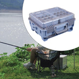 Maxbell Multifunctional Lure Box Waterproof for Outdoor Saltwater Freshwater Camping Blue