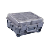 Maxbell Multifunctional Lure Box Waterproof for Outdoor Saltwater Freshwater Camping Gray