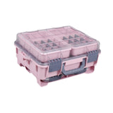 Maxbell Multifunctional Lure Box Waterproof for Outdoor Saltwater Freshwater Camping Pink