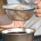 Maxbell Fine Mesh Strainer Snow Cup Strainer for Mountaineering Outdoor Camping Rice