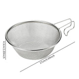 Maxbell Fine Mesh Strainer Snow Cup Strainer for Mountaineering Outdoor Camping Rice
