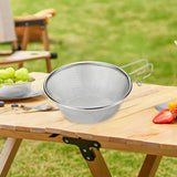 Maxbell Fine Mesh Strainer Snow Cup Strainer for Mountaineering Outdoor Camping Rice