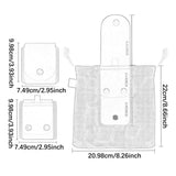 Maxbell Outdoor Foraging Bag with Drawstring Belt Bag for Outdoor Foragers Gardeners brown