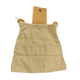 Maxbell Outdoor Foraging Bag with Drawstring Belt Bag for Outdoor Foragers Gardeners khaki