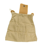 Maxbell Outdoor Foraging Bag with Drawstring Belt Bag for Outdoor Foragers Gardeners khaki