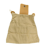 Maxbell Outdoor Foraging Bag with Drawstring Belt Bag for Outdoor Foragers Gardeners khaki