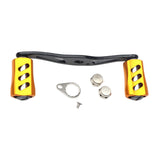 Maxbell Fishing Reel Handle Portable Fishing Gear Double Rocker Arm for Boat Fishing Gold