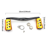 Maxbell Fishing Reel Handle Portable Fishing Gear Double Rocker Arm for Boat Fishing Gold