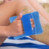 Maxbell Sand Mitt for Beach Sand Wipe Off Mitts for Camping Essentials Sport Summer Green