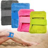 Maxbell Sand Mitt for Beach Sand Wipe Off Mitts for Camping Essentials Sport Summer Green