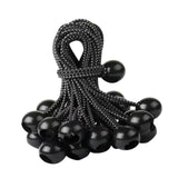 Maxbell 20x Ball Bungee Cords Elastic Practical Bungee Balls for Canopy Shelter Tarp Black