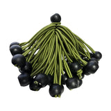 Maxbell 20x Ball Bungee Cords Elastic Practical Bungee Balls for Canopy Shelter Tarp Green