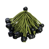 Maxbell 20x Ball Bungee Cords Elastic Practical Bungee Balls for Canopy Shelter Tarp Green