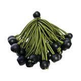Maxbell 20x Ball Bungee Cords Elastic Practical Bungee Balls for Canopy Shelter Tarp Green