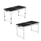 Maxbell Folding Table Multiuse Camping Table Foldable for Travel Backpacking Fishing Round Tube