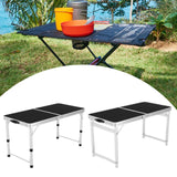 Maxbell Folding Table Multiuse Camping Table Foldable for Travel Backpacking Fishing Round Tube