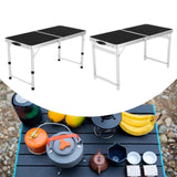 Maxbell Folding Table Multiuse Camping Table Foldable for Travel Backpacking Fishing Round Tube