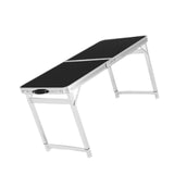 Maxbell Folding Table Multiuse Camping Table Foldable for Travel Backpacking Fishing Rough Square Tube