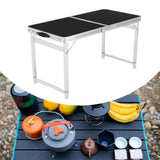 Maxbell Folding Table Multiuse Camping Table Foldable for Travel Backpacking Fishing Rough Square Tube