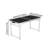 Maxbell Folding Table Multiuse Camping Table Foldable for Travel Backpacking Fishing Rough Square Tube