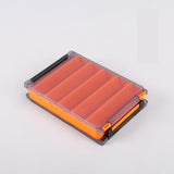 Maxbell Fly Fishing Fly Box Sturdy Lightweight Clear Portable Fishing Tackle Storage L Blue