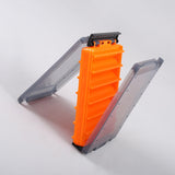 Maxbell Fly Fishing Fly Box Sturdy Lightweight Clear Portable Fishing Tackle Storage L Blue