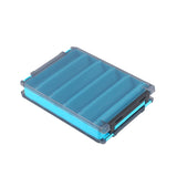 Maxbell Fly Fishing Fly Box Sturdy Lightweight Clear Portable Fishing Tackle Storage L Blue