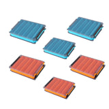 Maxbell Fly Fishing Fly Box Sturdy Lightweight Clear Portable Fishing Tackle Storage L Blue