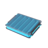 Maxbell Fly Fishing Fly Box Sturdy Lightweight Clear Portable Fishing Tackle Storage M Blue