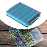 Maxbell Fly Fishing Fly Box Sturdy Lightweight Clear Portable Fishing Tackle Storage S Blue