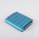 Maxbell Fly Fishing Fly Box Sturdy Lightweight Clear Portable Fishing Tackle Storage S Blue