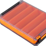 Maxbell Fly Fishing Fly Box Sturdy Lightweight Clear Portable Fishing Tackle Storage S Orange