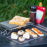 Maxbell Camp Toaster Tray Rack Roast Bread Rack for Campfires Tortilla Sausage