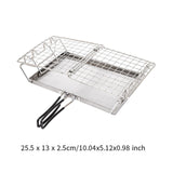 Maxbell Camp Toaster Tray Rack Roast Bread Rack for Campfires Tortilla Sausage