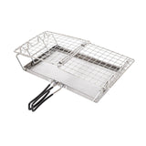 Maxbell Camp Toaster Tray Rack Roast Bread Rack for Campfires Tortilla Sausage