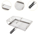 Maxbell Camp Toaster Tray Rack Roast Bread Rack for Campfires Tortilla Sausage