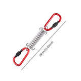 Maxbell Tent Spring Buckle Heavy Duty Adjuster for Accessories Camping Hammock Chair Red