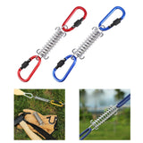 Maxbell Tent Spring Buckle Heavy Duty Adjuster for Accessories Camping Hammock Chair Red