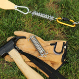 Maxbell Tent Spring Buckle Heavy Duty Adjuster for Accessories Camping Hammock Chair Red