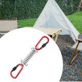 Maxbell Tent Spring Buckle Heavy Duty Adjuster for Accessories Camping Hammock Chair Red