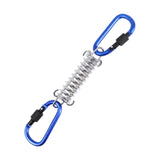 Maxbell Tent Spring Buckle Heavy Duty Adjuster for Accessories Camping Hammock Chair Blue