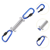 Maxbell Tent Spring Buckle Heavy Duty Adjuster for Accessories Camping Hammock Chair Blue