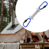 Maxbell Tent Spring Buckle Heavy Duty Adjuster for Accessories Camping Hammock Chair Blue