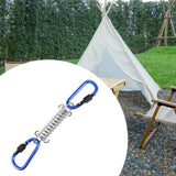 Maxbell Tent Spring Buckle Heavy Duty Adjuster for Accessories Camping Hammock Chair Blue