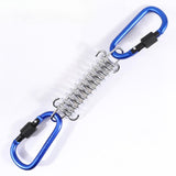 Maxbell Tent Spring Buckle Heavy Duty Adjuster for Accessories Camping Hammock Chair Blue