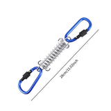 Maxbell Tent Spring Buckle Heavy Duty Adjuster for Accessories Camping Hammock Chair Blue