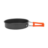Maxbell Camping Frying Pan Folding Handle Portable Skillet for Picnic Travel Outdoor L