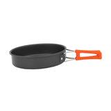 Maxbell Camping Frying Pan Folding Handle Portable Skillet for Picnic Travel Outdoor L