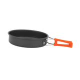 Maxbell Camping Frying Pan Folding Handle Portable Skillet for Picnic Travel Outdoor L